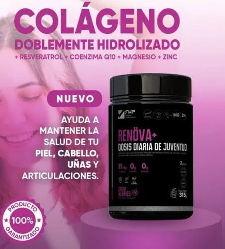 COLÁGENO RENOVA PLUS FWP HIDROLIZADO 315GR