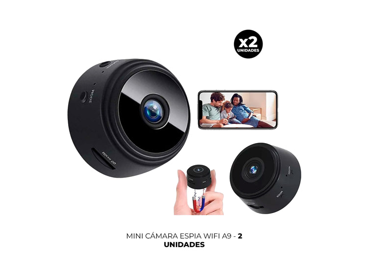 2 Mini cámaras de seguridad Espía