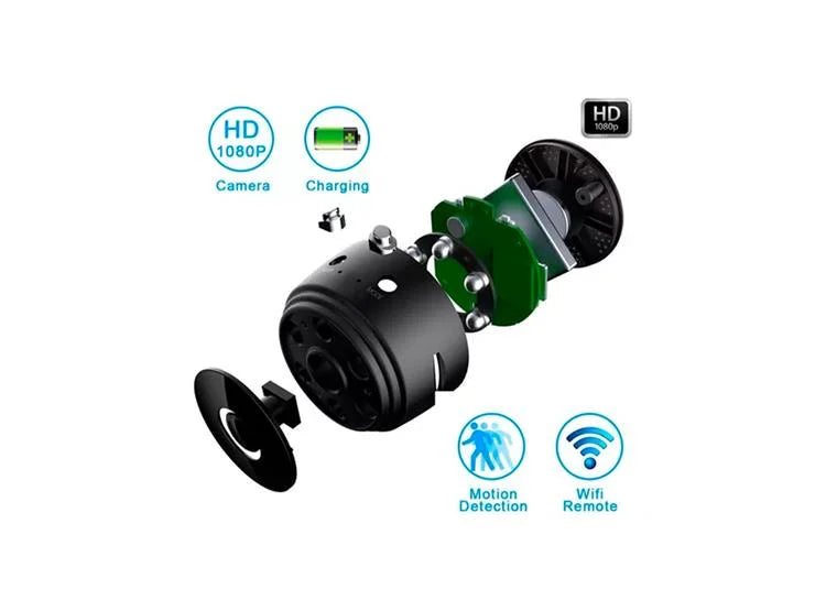 2 Mini cámaras de seguridad Espía